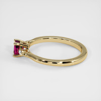 0.51 Ct. Ruby Ring, 14K Yellow Gold 4