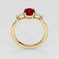 1.51 Ct. Ruby Ring, 14K Yellow Gold 3