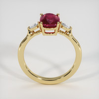 2.20 Ct. Ruby Ring, 14K Yellow Gold 3