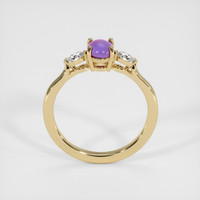 0.85 Ct. Sapphire Ring, 14K Yellow Gold 3