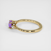 0.85 Ct. Sapphire Ring, 14K Yellow Gold 4