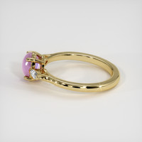 1.32 Ct. Purple Sapphire Ring, 14K Yellow Gold 4