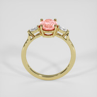 1.62 Ct. Padparadscha Sapphire Ring, 14K Yellow Gold 3