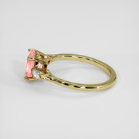 1.62 Ct. Padparadscha Sapphire Ring, 14K Yellow Gold 4