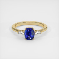 1.58 Ct. Sapphire Ring, 14K Yellow Gold 1