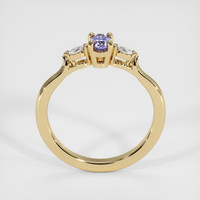 0.25 Ct. Purple Sapphire Ring, 14K Yellow Gold 3