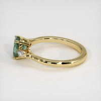 1.10 Ct. Sapphire Ring, 14K Yellow Gold 4