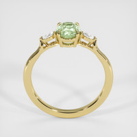 1.56 Ct. Green Sapphire Ring, 14K Yellow Gold 3