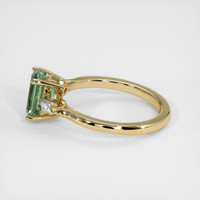 1.87 Ct. Green Sapphire Ring, 14K Yellow Gold 4