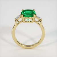 2.84 Ct. Emerald Ring, 18K Yellow Gold 3