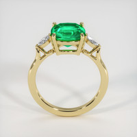 2.59 Ct. Emerald Ring, 18K Yellow Gold 3