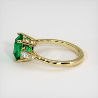 3.72 Ct. Emerald Ring, 18K Yellow Gold 4