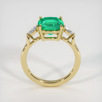 2.32 Ct. Emerald Ring, 18K Yellow Gold 3