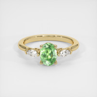 0.90 Ct. Gemstone Ring, 18K Yellow Gold 1