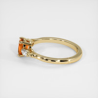 0.93 Ct. Gemstone Ring, 18K Yellow Gold 4