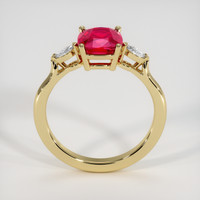 2.02 Ct. Ruby Ring, 18K Yellow Gold 3