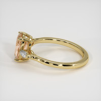 1.75 Ct. Padparadscha Sapphire Ring, 18K Yellow Gold 4