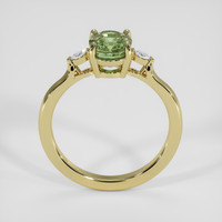 1.73 Ct. Green Sapphire Ring, 18K Yellow Gold 3