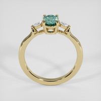 1.09 Ct. Bi Color Sapphire Ring, 18K Yellow Gold 3