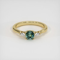 1.01 Ct. Sapphire Ring, 18K Yellow Gold 1