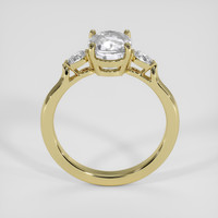 2.62 Ct. White Sapphire Ring, 18K Yellow Gold 3