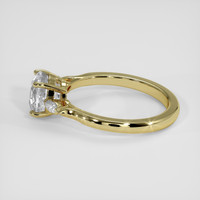 2.62 Ct. White Sapphire Ring, 18K Yellow Gold 4