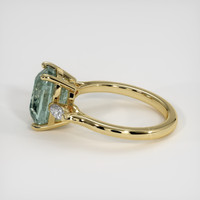 3.20 Ct. Sapphire Ring, 18K Yellow Gold 4