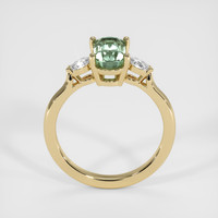 1.87 Ct. Green Sapphire Ring, 18K Yellow Gold 3