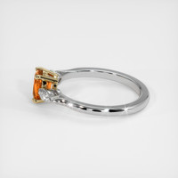 0.93 Ct. Gemstone Ring, 14K Yellow & White 4