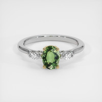 1.20 Ct. Gemstone Ring, 14K Yellow & White 1