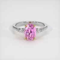 2.16 Ct. Gemstone Ring, 18K Yellow & White 1