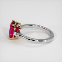 2.77 Ct. Ruby Ring, 18K Yellow & White 4