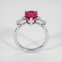 2.84 Ct. Gemstone Ring, 14K White Gold 3