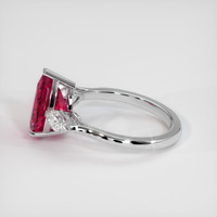 2.84 Ct. Gemstone Ring, 14K White Gold 4