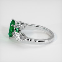 1.98 Ct. Emerald Ring, 18K White Gold 4