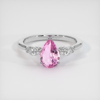 1.17 Ct. Sapphire Ring, 18K White Gold 1