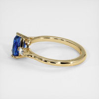 1.44 Ct. Blue Sapphire Ring, 18K Yellow Gold 4