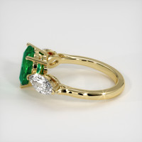 1.98 Ct. Emerald Ring, 18K Yellow Gold 4