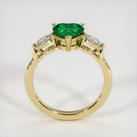 1.17 Ct. Emerald   Ring, 18K Yellow Gold 3
