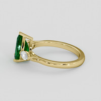 1.63 Ct. Emerald Ring, 18K Yellow Gold 4