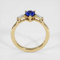 0.79 Ct. Sapphire Ring, 18K Yellow Gold 3