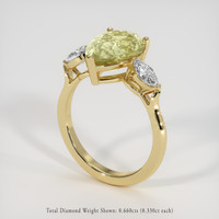 5.14 Ct. Yellow Sapphire Ring, 18K Yellow Gold 2