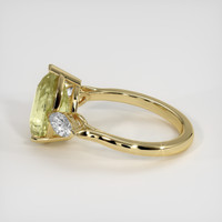 5.14 Ct. Yellow Sapphire Ring, 18K Yellow Gold 4