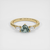 1.07 Ct. Sapphire Ring, 18K Yellow Gold 1