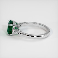 1.83 Ct. Emerald Ring, 18K White Gold 4