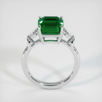 3.83 Ct. Emerald Ring, 18K White Gold 3