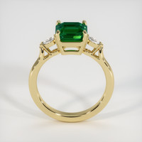 1.83 Ct. Emerald Ring, 18K Yellow Gold 3