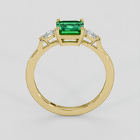 1.41 Ct. Emerald Ring, 18K Yellow Gold 3