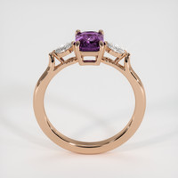 1.10 Ct. Bi Color Sapphire Ring, 14K Rose Gold 3