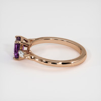 1.10 Ct. Bi Color Sapphire Ring, 14K Rose Gold 4